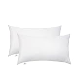 Makimoo Cushion Inserts 30cm x 50cm (12" x 20"), Throw Pillow Inserts Hollowfibre Filling for Sofa, Bedding Cushion Pads (Pack of 2)