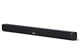 Sharp HT-SB110 2.0 Soundbar, 90W Slim Wireless Bluetooth Soundbar for TV and Device Streaming with HDMI ARC/CEC, Digital Optical-In, Aux and Remote Control, Wall Mount or Table Top Sound Bar - Black