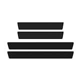 YWDRE 4 PCS Car Sill Protectors Sticker for Porsche 911 (991) 2011-2017, Sill Scuff Cover Panel Step Protector Front/Rear Door Entry Scuff Guards