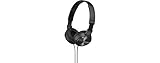 Sony MDR-ZX310 On-Ear Overhead Wired Headphones, Swivel Fold, 3.5mm Headphone Jack - Metallic Black