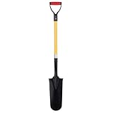 Hardys Drainage and Fence Post Spade 1150mm - Newcastle Style Grafting Post Hole Spade 160 x 360mm Tapered Head - Professional Heavy Duty Site Shovel & Garden Fencing Tool