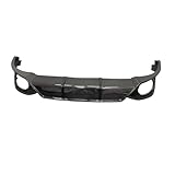 ABT Style Rear Bumper Diffuser Lip Spliter Protector Compatible for Audi Q8 SQ8 change RSQ8 2019-up Real Carbon Fiber Car Accessories