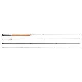 Greys Lance 8' 4wt Fly Fishing Rod, 4-Piece Intermediate Modulus Carbon Blank, Anodised Alloy Reel Seat, AAA Cork Handle