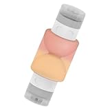 Silicone Travel Bottles For Toiletries - Leakproof Double-Sided Refillable Tubes | Lightweight Portable Containers For Shampoo Conditioner Mouthwash Sunscreen Lotion Hair Gel Creams Body Wash Holiday