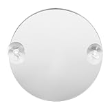 Toddmomy Fish Tank Mirror Acrylic Suction Double-Sided Betta Fish Training Mirror for Aquarium Interaction and Exercise Silver 2.75 Inch