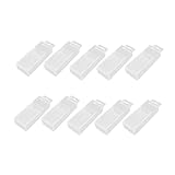 Qianly 10 Pieces Drill Bit Storage Box, Drill Bit Case, Telescopic Twist Drill Box Countersink Drill Bit Storage Container, 7.6mm 13mm