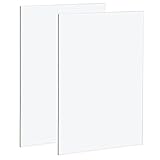 2 Pack A4 Clear Acrylic Sheets - 210mmx297mm, 3mm Thick Clear Plexiglass Plastic Acrylic Sheet, Transparent Plastic Sheet Plexiglass Panels for Decoration, Display, Picture Frame, Painting