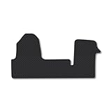 Vauxhall Movano (2010-2021) Rubber Van Mats Accessories Tailored Fit Compatible Accessory Waterproof Protection Non-Slip Car Floor Mats 3mm Thick Full Coverage Durable Coverage with Clips