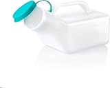 ALIA | Male Urinal Bottle | 1000ml | Secure Cap | Measuring Scale | Easy Grip Handle | Pack of 1