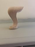 5" SET OF 2 Queen Anne Legs .Original RLMAN PadFoot style. Cabriolet Handfinished. Queen Anne Wooden Furniture Replacement Replacement Legs For Sofa Cabinet Footstool Chair Bed Ottoman