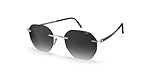 Silhouette CABRILLO RIMLESS 8748 Rhodium - Black/Grey Gradient one size fits all unisex Sunglasses