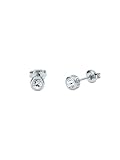Ted Baker Sinee Mini Crystal Stud Earrings For Women (Silver/Crystal)