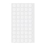 LLPT Double Sided Adhesive Dots | 50 PCS | 15MM | Round Removable Nano Sticky Dots | Clear Tack No Trace | Super Sticky Putty Waterproof Small Stickers | for DIY Home Decoration(ND050)
