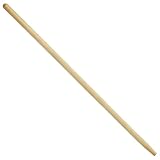 Hardwood Rake Handle Replacement 120 cm / 47" Long Wooden Shaft for Hoe, Broom, Spade, Shovel, Fork - Durable Garden Pole for DIY, Landscaping, Construction, Renovation, Yard Work, Outdoor Use