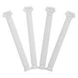 BIUDECO 4pcs Mini Roman Pillar Models Classic Architectural Columns for DIY Micro Landscape Sand Table Craft Projects Authentic Ancient Roman Design Pillars for Home Decor and Miniature