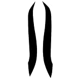 Rolier Headlight Eyelid Eyebrow Cover Trim Compatible with Toyota Starlet Glanza EP91 1996-1999