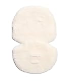 Mamas & Papas Baby Luxury Sheepskin Liner for Pram, Pushchair, Buggy, Stroller – Glacier White