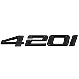 Gloss Black 420i Car Letters Emblem 240i Badge Number Boot Luggage Badge Suitable for BMW
