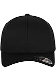 Flexfit Unisex Wooly Combed Baseballkappe, black, XL/XXL