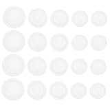 SOLUSTRE 30pcs Round Rubber Stoppers for Piggy Bank DIY Moneybox Bottom Stopper Reusable Coin Jar Plugs