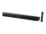 Sharp Soundbar for TV HT-SB107 – Compact 2.0 Channel Bluetooth Sound Bar with HDMI ARC, Optical Input, USB & AUX – 90W Home Cinema TV Speaker System