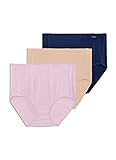 Jockey Women's Underwear No Panty Line Promise Tactel Brief - 3 Pack, Light/Faded Mauve/Just Past Midnight, 9