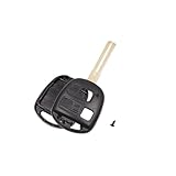 INFINAUTO 3 Key Buttons Car Remote Uncut Insert Key Fob Case for Lexus ES300 Stylish Design