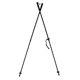 BushWear 2 Leg Shooting Stick - Sturdy and Adjustable Shooting Support for Hunting and Outdoor Activities