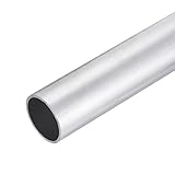 DMiotech (45mm OD x 42mm ID) 6061 Aluminum Round Tube 300mm Length Industry Metal Tubing for Machinery Frame Construction DIY Projects
