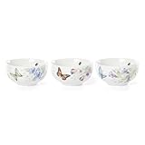 Lenox Butterfly Meadow Kitchen 3-Piece Mini Bowl Set, 1.70 LB, Multi