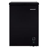 Cookology CCFZ99BK Freestanding Chest Freezer in Black - 99 Litre Capacity - For Kitchens, Outbuildings & Garages - Adjustable Feet & Temperature Controls - 4 Star Freezer Rating