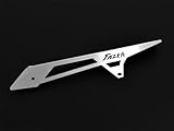 ZIEGER Motorcycle Chain Guard Compatible with: Yamaha FZS 600 Fazer Logo Silver