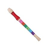 MEISH Wooden Descant Recorder 8 Hole Descant Recorder Soprano Recorder Instrument for Kids and Adults Beginners
