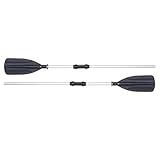 Bestway 2 Piece Aluminium Oars - Versatile Functionality Design, Durable ABS Construction, Lightweight Aluminum Shaft - Ideal for Water Adventures: Kayaking and Rafting