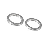 Hihaha 2pcs 30-40mm Motorcycle Exhaust Muffler Gasket for H-onda CG125 Durable Material