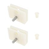 eMagTech 2PCS Car Window Glass Plastic Mounting Bracket Car Plastic Fixing Buckle Compatible with Nissan Micra K11 models 1993 to 2002 with Plug