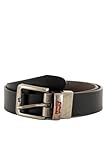 Levi's LAN Reversible Leather Belt 9A6896, Black, L