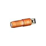 OLIGHT IMINI 2 Keychain Light 50 Lumens EDC Rechargeable Mini Torch, Magnetic Base Lamp with Integrated USB Plug, High Performance Compact LED Flashlight for Daily Carry (Orange)