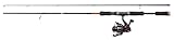 Abu Garcia Cardinal X Spinning Combo | Spinning Rod & Reel Set for Predator Fishing Anglers | Lure Fish Setup for Pike, Perch, Zander, Trout | Graphite Reel & Carbon Rod | Black Red | 2.13m 10-30g