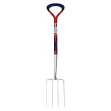 Spear & Jackson 1990EL Select Stainless Steel Digging Fork, Blue