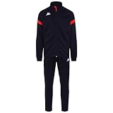 Kappa Men's Dalcito Tracksuit, blue marine/red, XXL UK