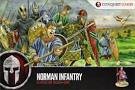 Conquest Games CG2 Norman Infantry x44 28mm Plastic Figures