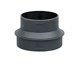 Qikaide 90mm to 75mm Dual Direction Heater Ducting Reducer Connector for Diesel Air Parking Heaters Vent Hose Adapter for RV Camper Van Boat Black