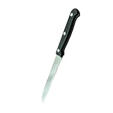 Reldor 5-Inch Kitchen Knife, Sharp Vegetable Knife, Stainless Steel Blade with Ergonomic Bakelite Handle, Ideal for Precise Slicing, Dicing, and Chopping Vegetables, Fruits, Black
