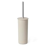 TATAY Toilet Brush | Compact and Functional Design | BPA-Free Recycled Plastic Toilet Brushes | Made in Spain | 9.5 x 9.5 x 39.5 cm - Baobab Collection - Ecohome