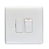 Eurolite Enhance White Plastic 13A Switched Fused Spur Unit