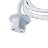 Apple iMac Power Cable UK Plug Cord Compatible for 17" 20" 21.5" 24" 27" G5 A1224 A1225 A1311 A1312 A1418 A1419 Replacement Part GENUINE 6ft Power Supply Wire Line 2012 Late-2019- Used