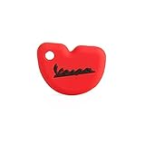 StyleC KEY COVER CASE FOR VESPA KEY LX GTS GTV GT 125 250 300 FOB SILICONE CASE COVER PROTECTOR SCOOTER (Red)