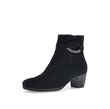 Gabor Equity Womens Ankle Boots Black Suede