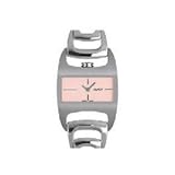 Alfex Clock Silver/Pink